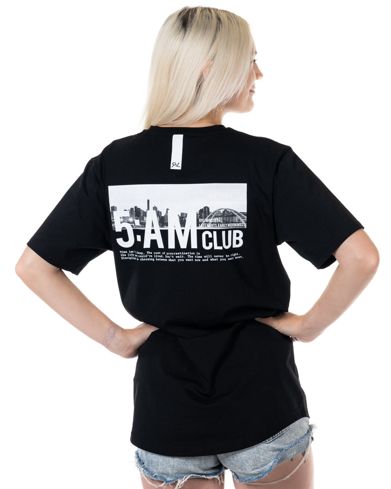 5AM Club - Scoop T-Shirt - Black