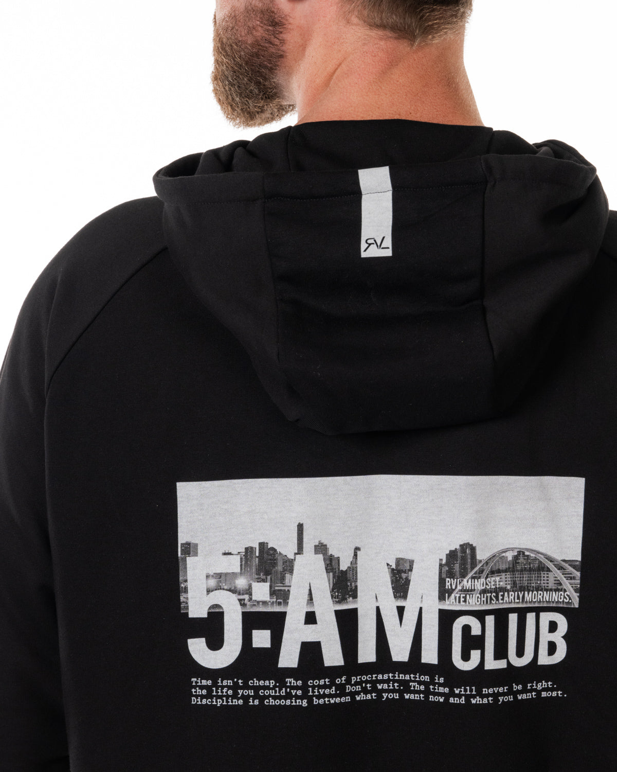 5AM Club - Hoodie - Black – RVL Apparel