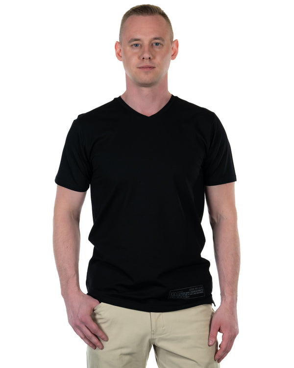Redefined - V-Neck T-Shirt - Black/Graphite