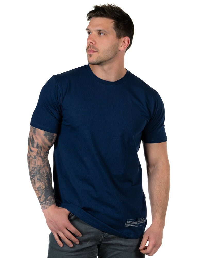 Redefined - Scoop T-Shirt - Navy/Dune