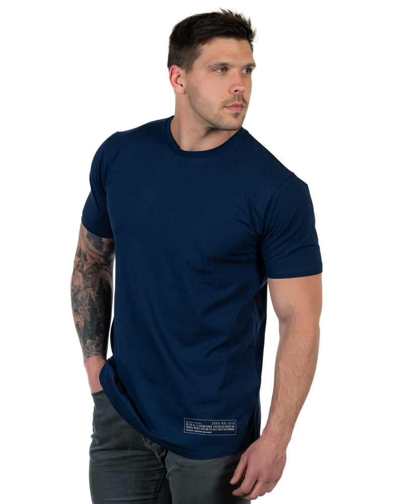 Redefined - Scoop T-Shirt - Navy/Dune