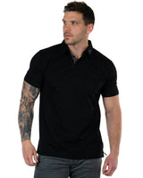 Mulligan - Men's Polo - Black/Graphite