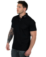 Mulligan - Men's Polo - Black/Graphite