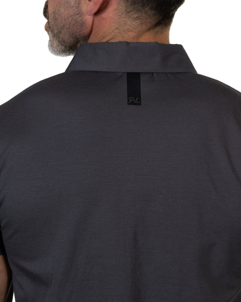 Mulligan - Men's Polo - Graphite/Black