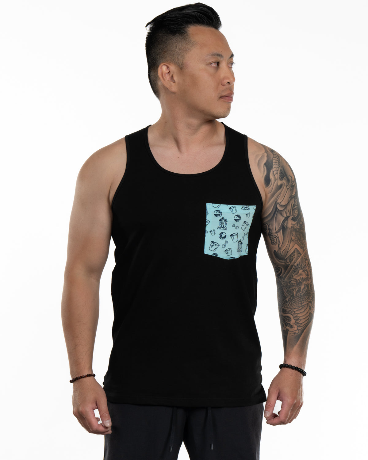 ★AMl PARlS★ [Army] SS25 Tank Top FTP066AC0014 001 Men's – Tagged 