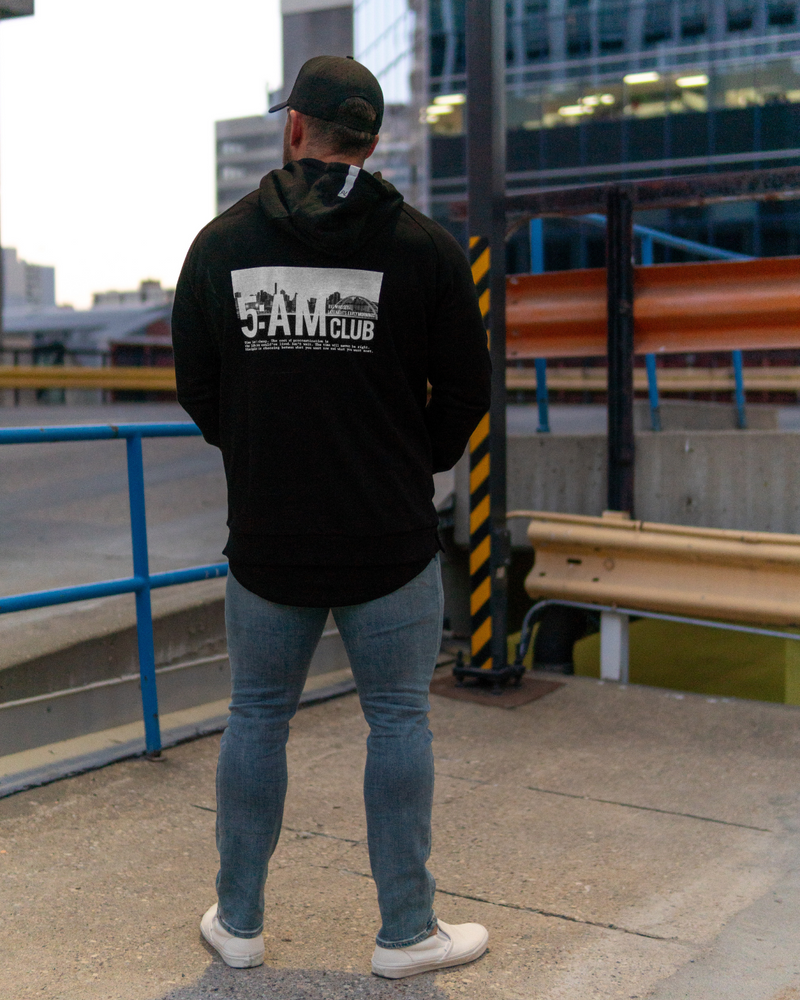 5AM Club - Hoodie - Black