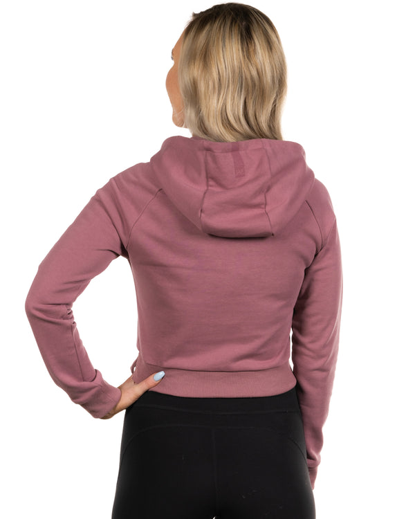 fvwitlyh Blue Hoodie Women's Ruby Ruffle-Shoulder Supersoft