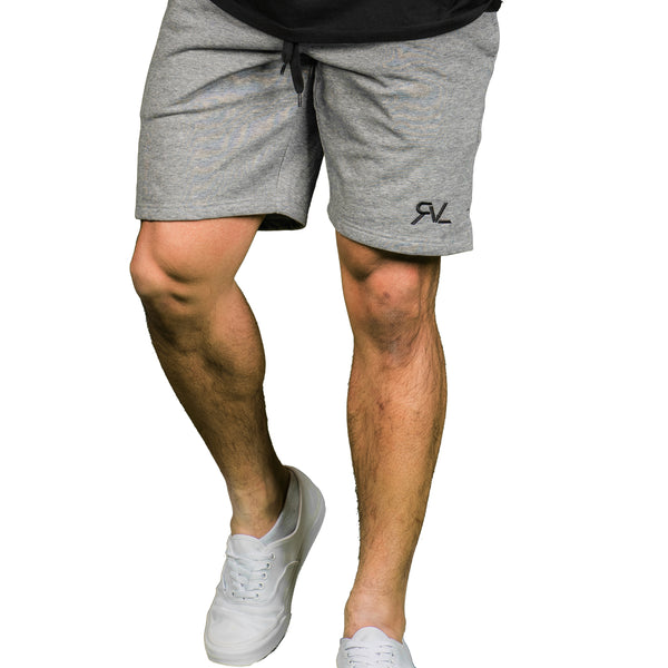 Essential - Sweat Shorts - Heather Grey/Black