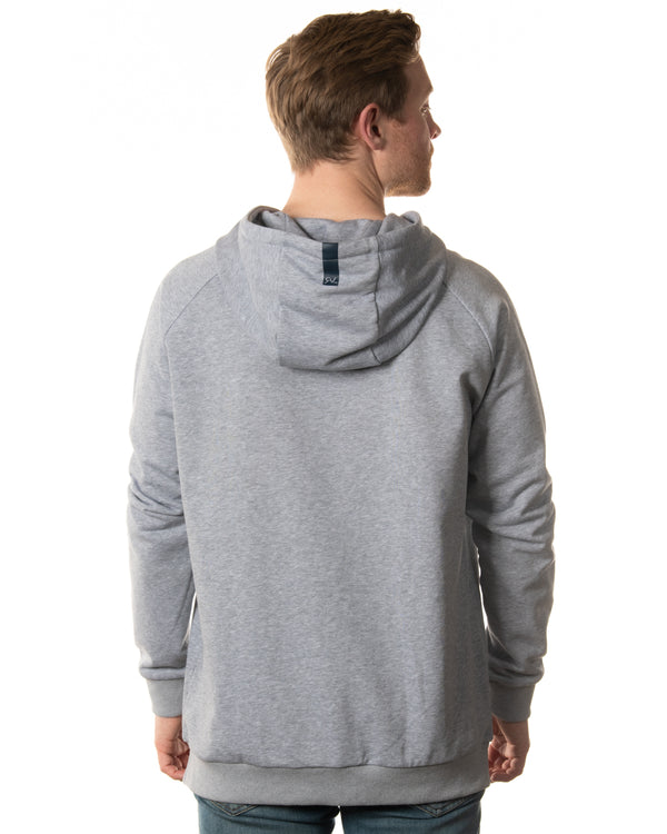 Signature - Hoodie - Heather Grey/Navy